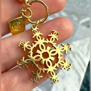New - Chanel - gold - charm for bag, necklace, keys, etc!